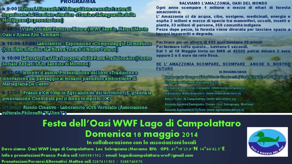 Festa Oasi WWF Campolattaro 2014