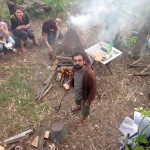 Ri-Creare - Caba, forno temporaneo di carta e barbottina, Salvatore Troiano - Foto di Nello Antonio Valentino, Bhumi Ceramica