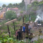 Ri-Creare - Forno temporaneo in carta e barbottina - Foto di Alessio Masone, Art'Empori