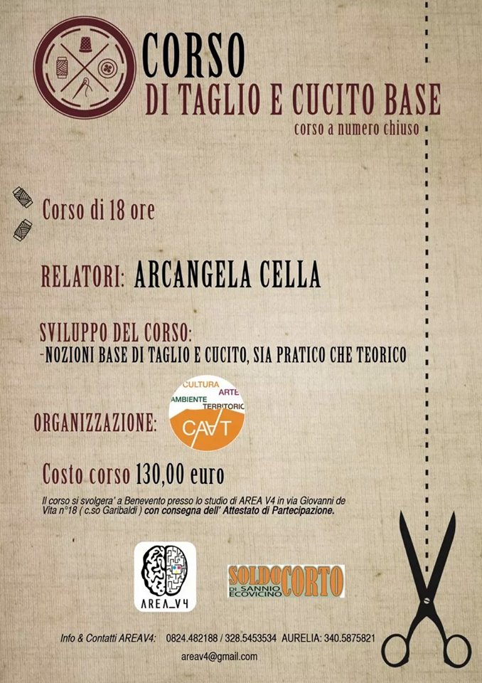 corso taglio e cucito base caat 2015